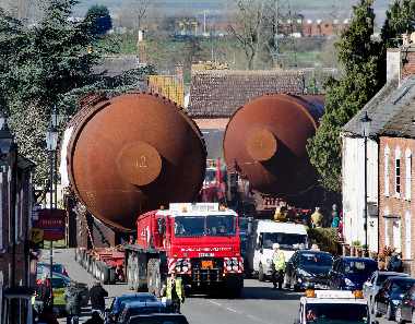 Berkeley boilers transport (Magnox)